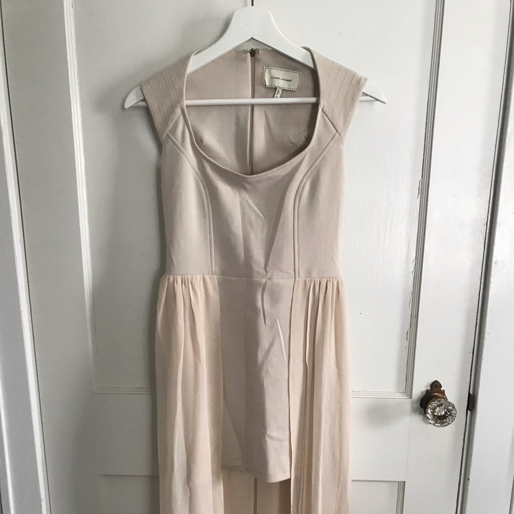 River Island mini dress with mesh side detailing